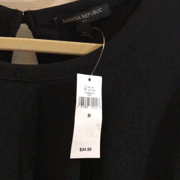 Black scoop neck Work shirt - Picture 2 of 2